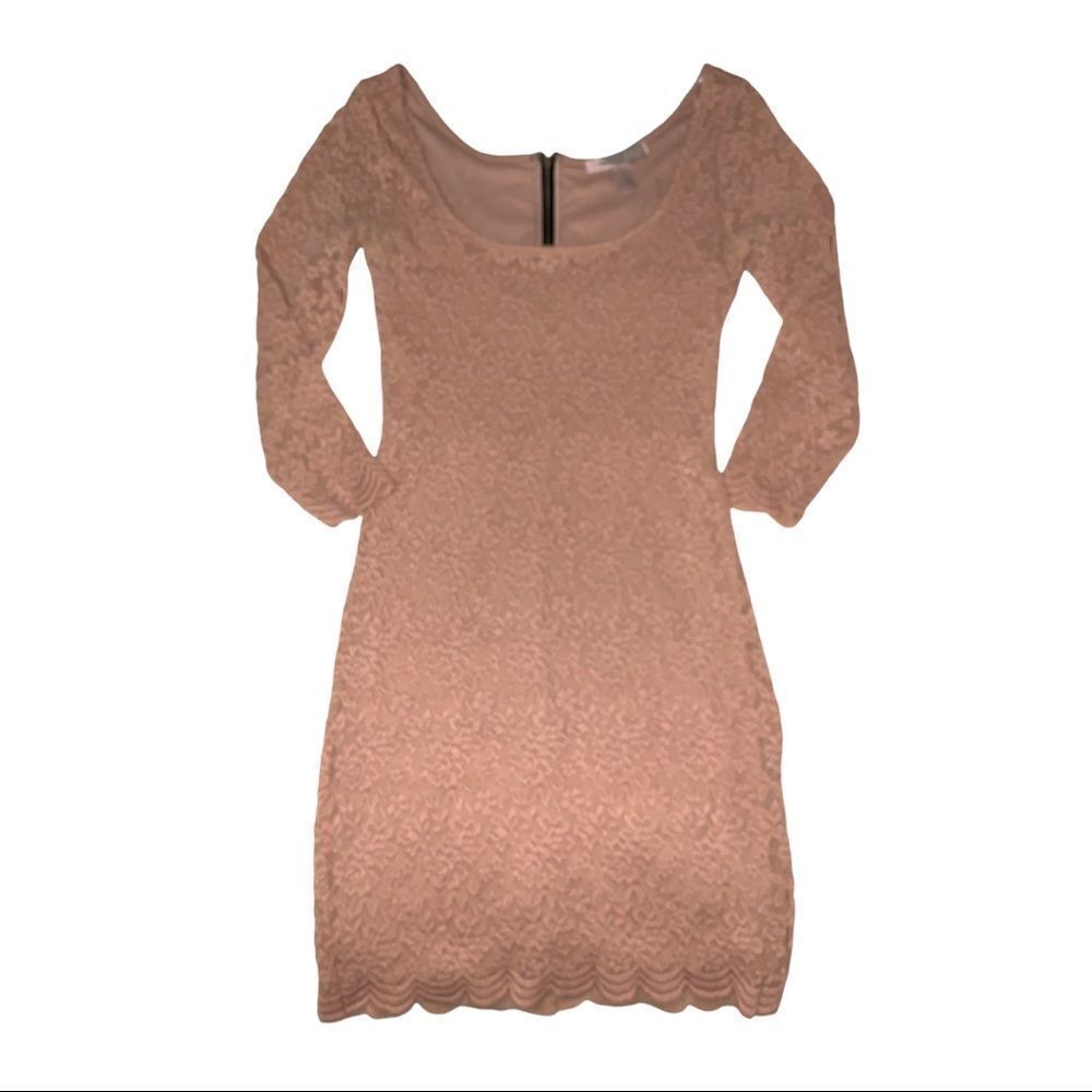 Pink lace forever 21 dress